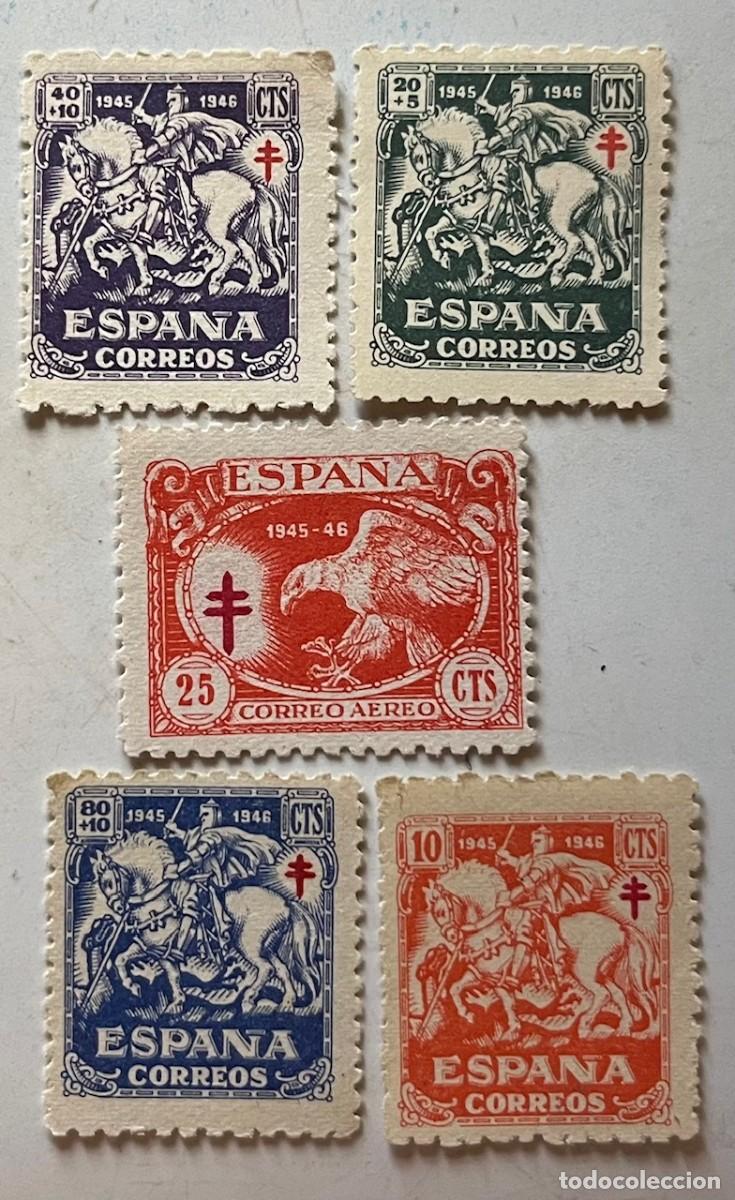 Sellos: 1945 pro tuberculosis,centrados,goma,MNH**