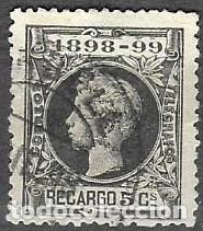 Selos: SELLO USADO DE ESPA&Ntilde;A 1898, EDIFIL 240