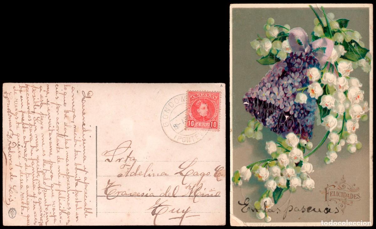 Sellos: Pontevedra - Edi o TP 243 - Postal Mat &rdquo;Gondomar 13/IV/09&rdquo; a Tuy