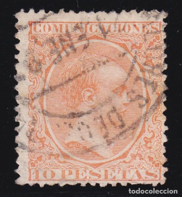 Sellos: ESPA&Ntilde;A ALFONSO XIII PELON &ordm; 228 - A&Ntilde;O 1901 - 10 PESETAS