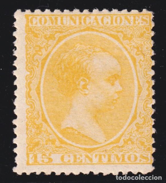 Sellos: ESPA&Ntilde;A ALFONSO XIII PELON * 229 - A&Ntilde;O 1895 - MH