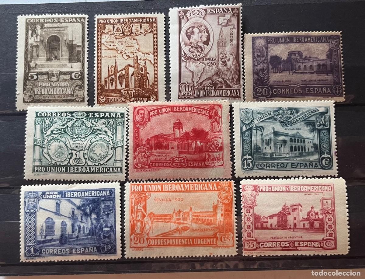 Sellos: 1930,union iberoamericana,centrados,goma,color,MNH**
