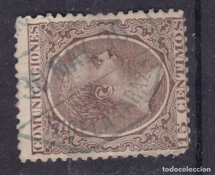 Sellos: SS12- Alfonso XIII Pel&oacute;n Matasellos Ambulante AZUL TUDELA- TARAZONA