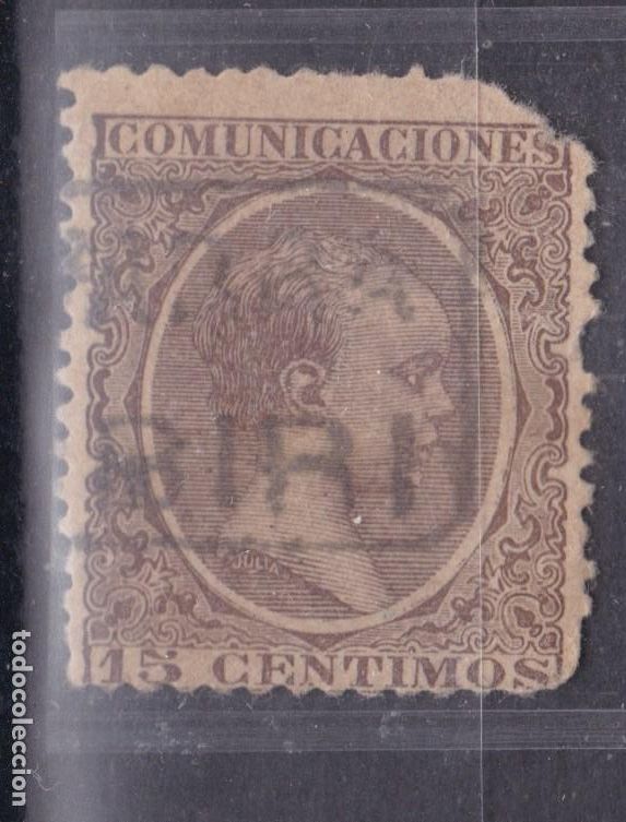 Sellos: SS12- Alfonso XIII Pel&oacute;n Matasellos Carter&iacute;a ZUBIRI Navarra . Rara