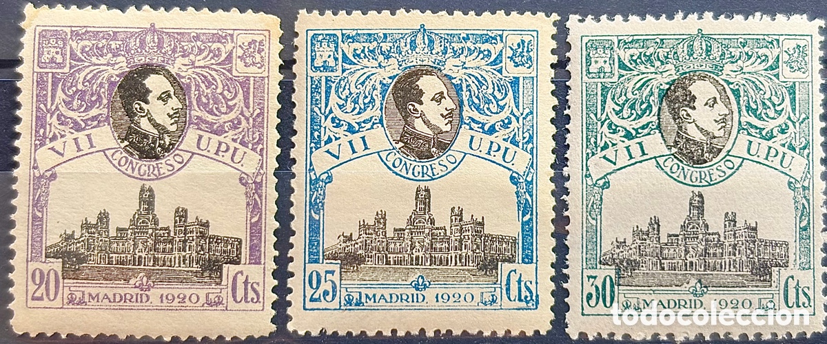 Sellos: Sello Espa&ntilde;a 1920, VII Congreso de la U.P.U.