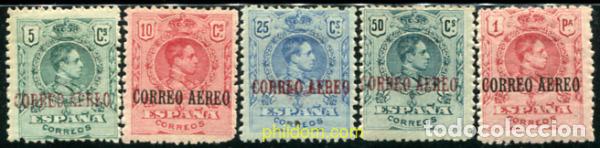 Sellos: 627621 HINGED ESPA&Ntilde;A 1920 ALFONSO XIII