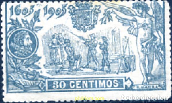 Sellos: 209967 MNH ESPA&Ntilde;A 1905 DON QUIJOTE DE LA MANCHA