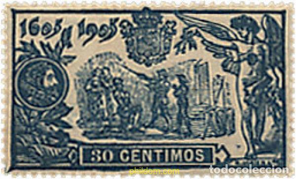 Sellos: 210115 HINGED ESPA&Ntilde;A 1905 DON QUIJOTE DE LA MANCHA