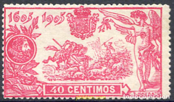 Sellos: 210116 HINGED ESPA&Ntilde;A 1905 DON QUIJOTE DE LA MANCHA