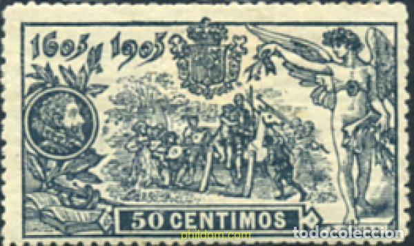 Sellos: 210118 HINGED ESPA&Ntilde;A 1905 DON QUIJOTE DE LA MANCHA
