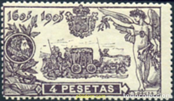 Sellos: 210120 MNH ESPA&Ntilde;A 1905 DON QUIJOTE DE LA MANCHA