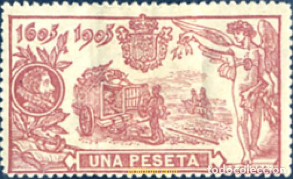Sellos: 246059 HINGED ESPA&Ntilde;A 1905 DON QUIJOTE DE LA MANCHA