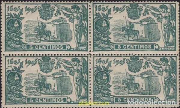 Sellos: 635573 MNH ESPA&Ntilde;A 1905 DON QUIJOTE DE LA MANCHA