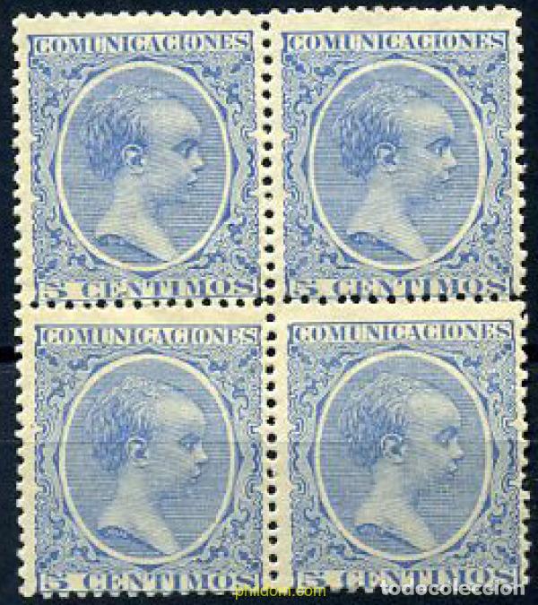Sellos: 210068 MNH ESPA&Ntilde;A 1889 ALFONSO XIII