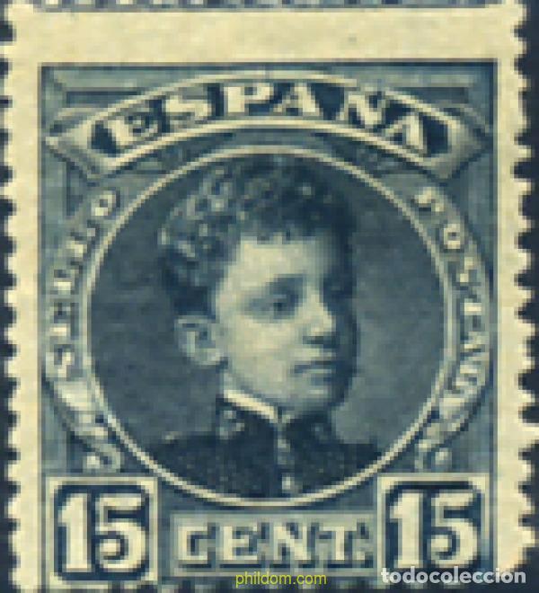 Sellos: 210088 HINGED ESPA&Ntilde;A 1901 ALFONSO XIII