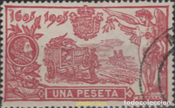 Sellos: 635578 USED ESPA&Ntilde;A 1905 DON QUIJOTE DE LA MANCHA
