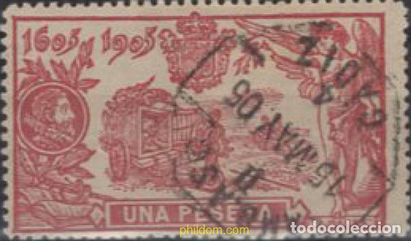 Sellos: 635579 USED ESPA&Ntilde;A 1905 DON QUIJOTE DE LA MANCHA