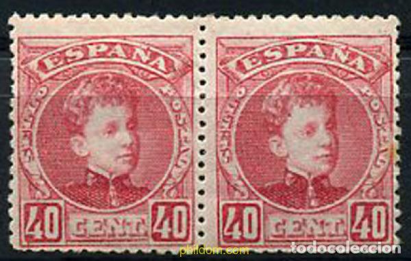 Sellos: 210099 HINGED ESPA&Ntilde;A 1901 ALFONSO XIII