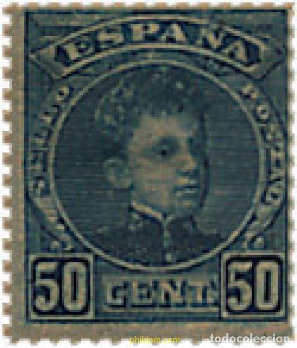 Sellos: 210102 HINGED ESPA&Ntilde;A 1901 ALFONSO XIII
