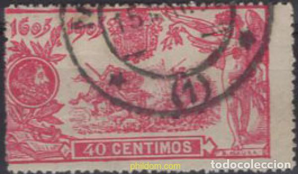 Sellos: 635584 USED ESPA&Ntilde;A 1905 DON QUIJOTE DE LA MANCHA