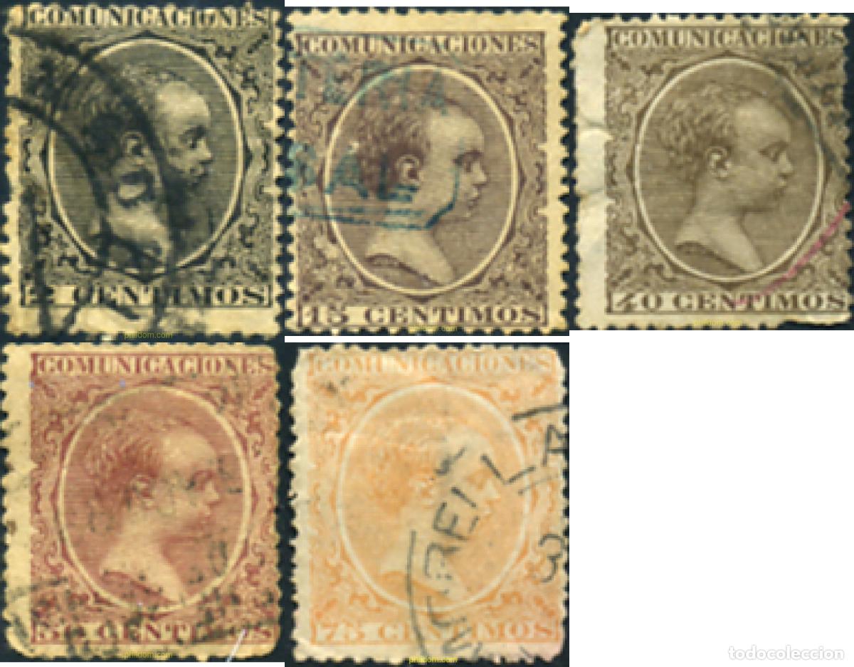 Sellos: 365785 USED ESPA&Ntilde;A 1889 ALFONSO XIII
