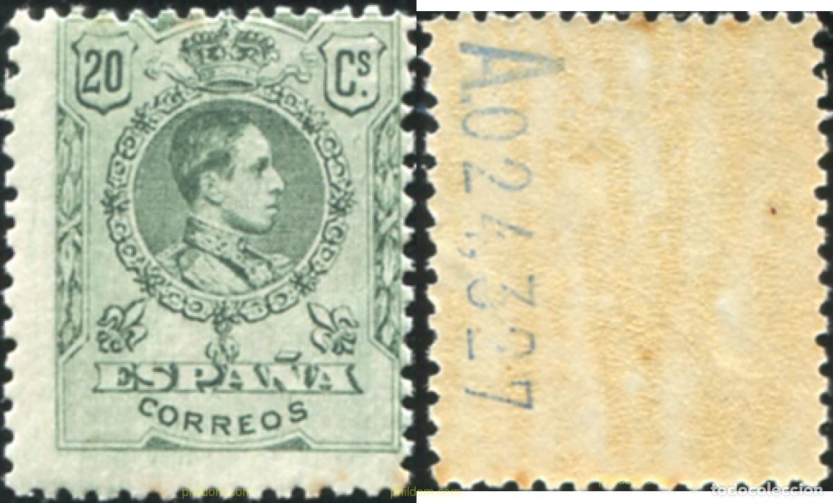 Sellos: 210146 MNH ESPA&Ntilde;A 1909 ALFONSO XIII