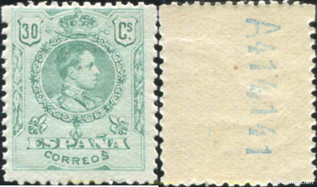 Sellos: 210155 MNH ESPA&Ntilde;A 1909 ALFONSO XIII