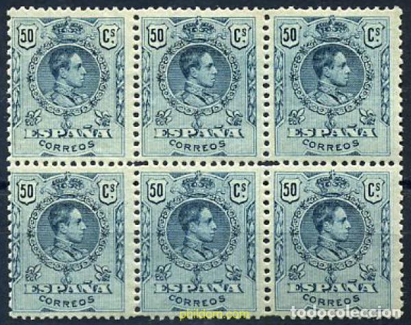 Sellos: 210160 MNH ESPA&Ntilde;A 1909 ALFONSO XIII