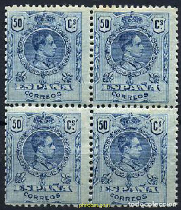 Sellos: 210161 MNH ESPA&Ntilde;A 1909 ALFONSO XIII