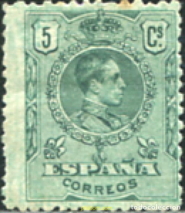 Sellos: 269071 HINGED ESPA&Ntilde;A 1909 ALFONSO XIII