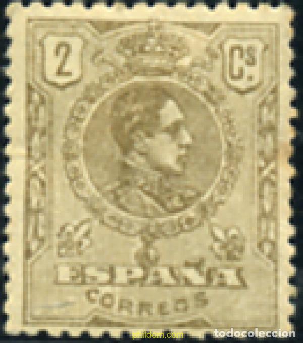 Sellos: 340792 HINGED ESPA&Ntilde;A 1909 ALFONSO XIII