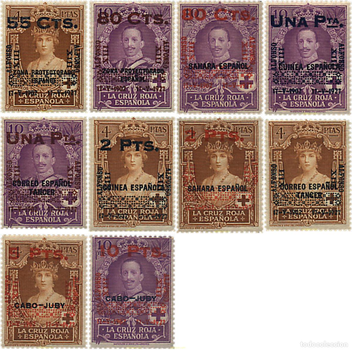 Timbres: 83764 MNH ESPA&Ntilde;A 1927 25 ANIVERSARIO DE LA CORONACION DE ALFONSO XIII