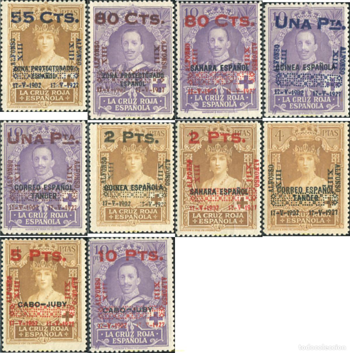 Timbres: 627356 HINGED ESPA&Ntilde;A 1927 25 ANIVERSARIO DE LA CORONACION DE ALFONSO XIII