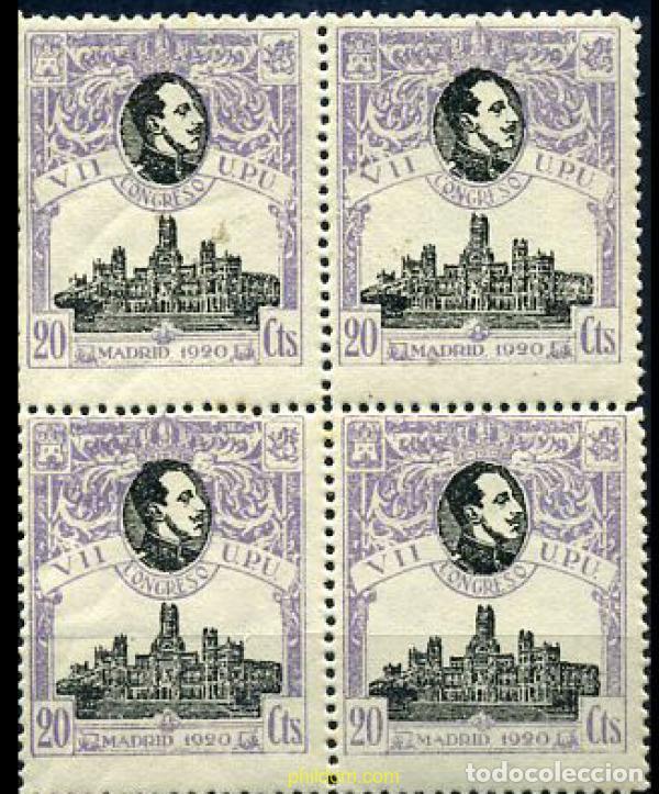 Timbres: 210190 MNH ESPA&Ntilde;A 1920 7 CONGRESO DE LA UPU