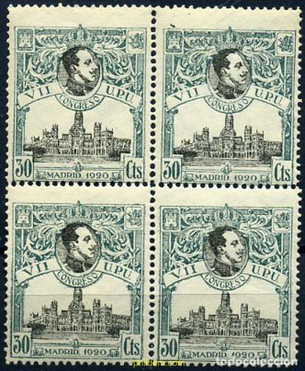 Timbres: 210192 MNH ESPA&Ntilde;A 1920 7 CONGRESO DE LA UPU