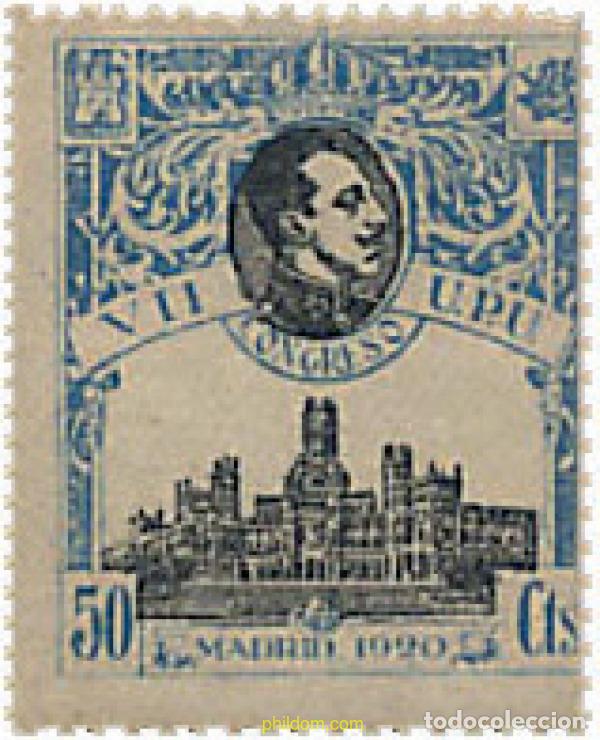 Timbres: 210200 HINGED ESPA&Ntilde;A 1920 7 CONGRESO DE LA UPU