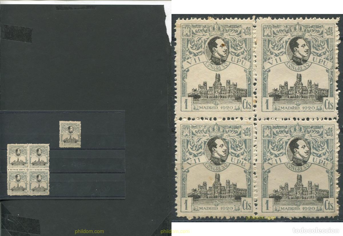 Timbres: 680830 MNH ESPA&Ntilde;A 1920 7 CONGRESO DE LA UPU