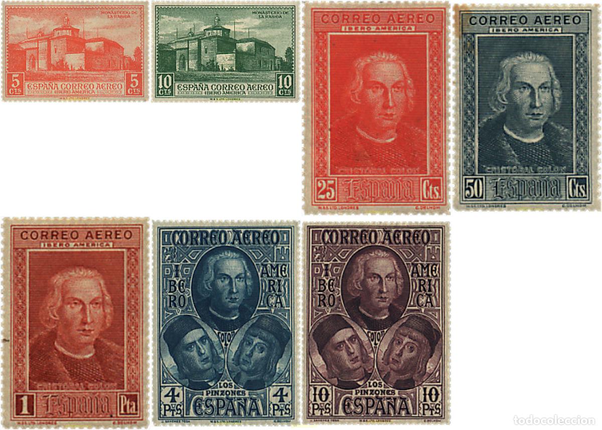 Timbres: 209836 HINGED ESPA&Ntilde;A 1930 DESCUBRIMIENTO DE AMERICA