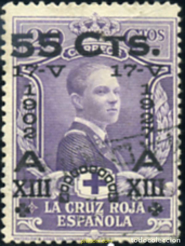 Sellos: 357710 HINGED ESPA&Ntilde;A 1927 25 ANIVERSARIO DE LA CORONACION DE ALFONSO XIII