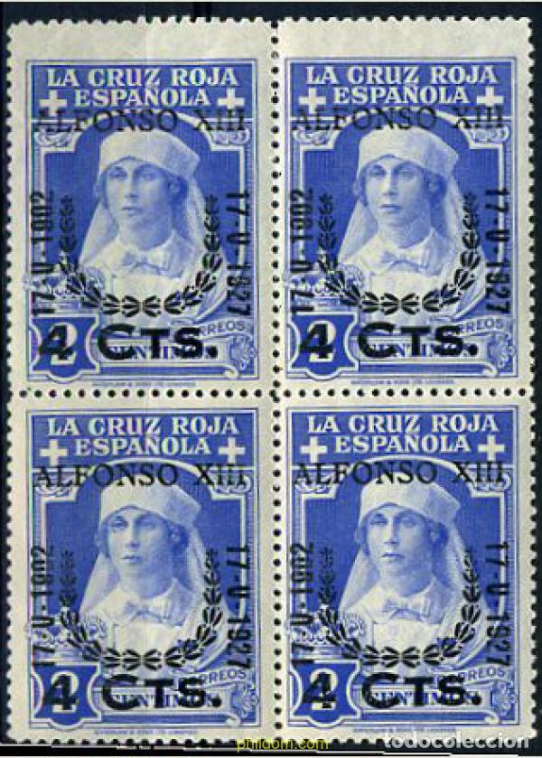 Sellos: 210302 MNH ESPA&Ntilde;A 1927 25 ANIVERSARIO DE LA CORONACION DE ALFONSO XIII