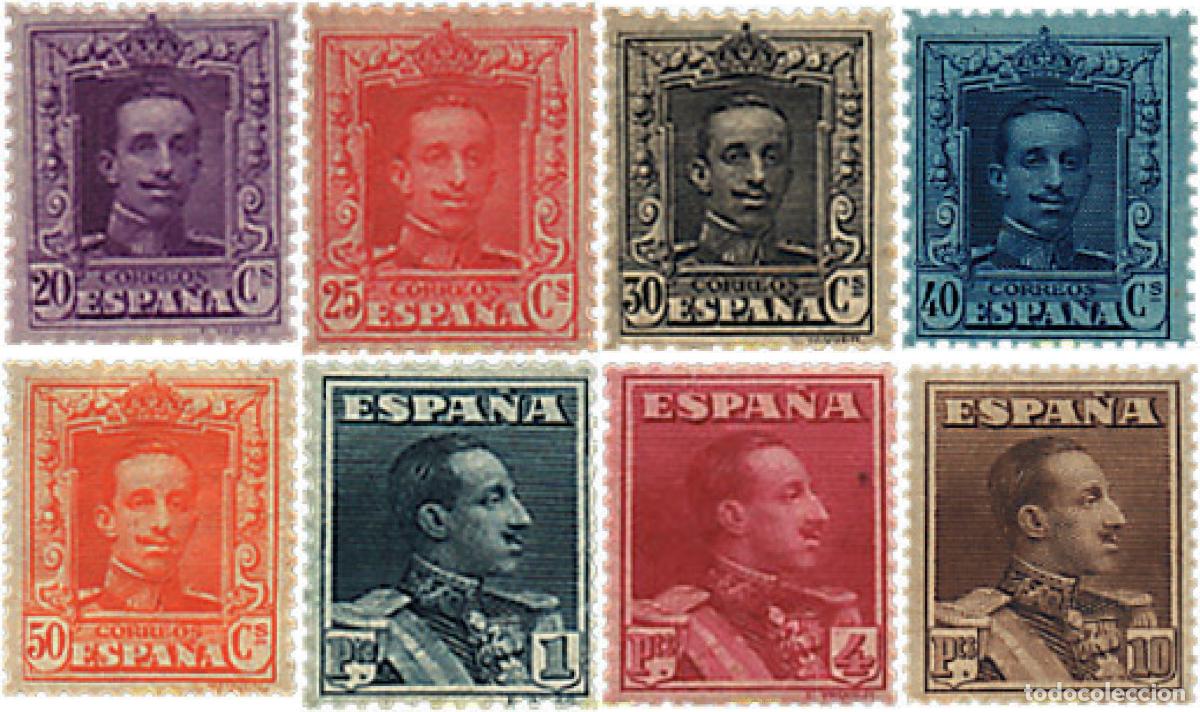 Sellos: 210204 HINGED ESPA&Ntilde;A 1922 ALFONSO XIII