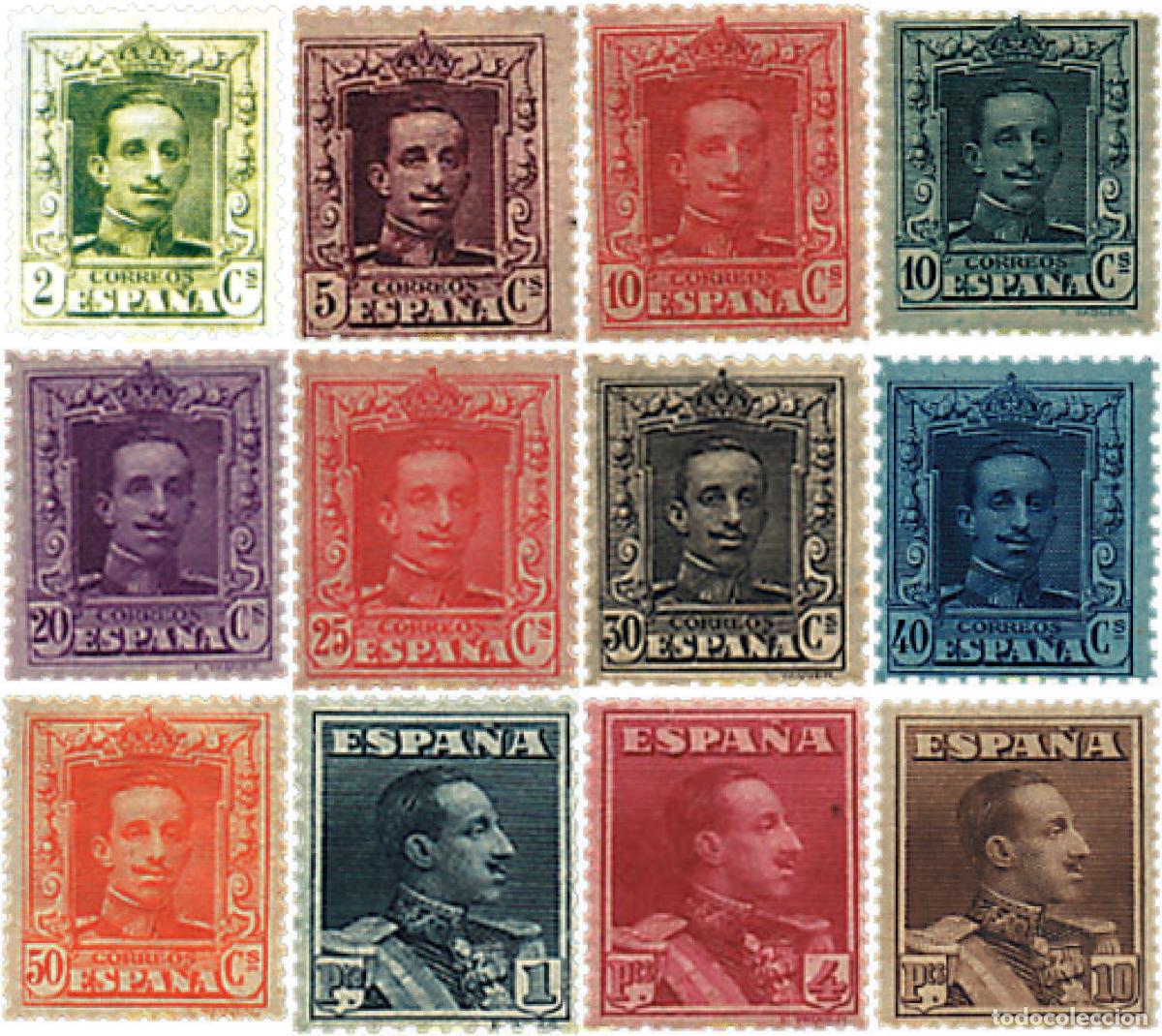 Stamps: 321634 HINGED ESPA&Ntilde;A 1922 ALFONSO XIII