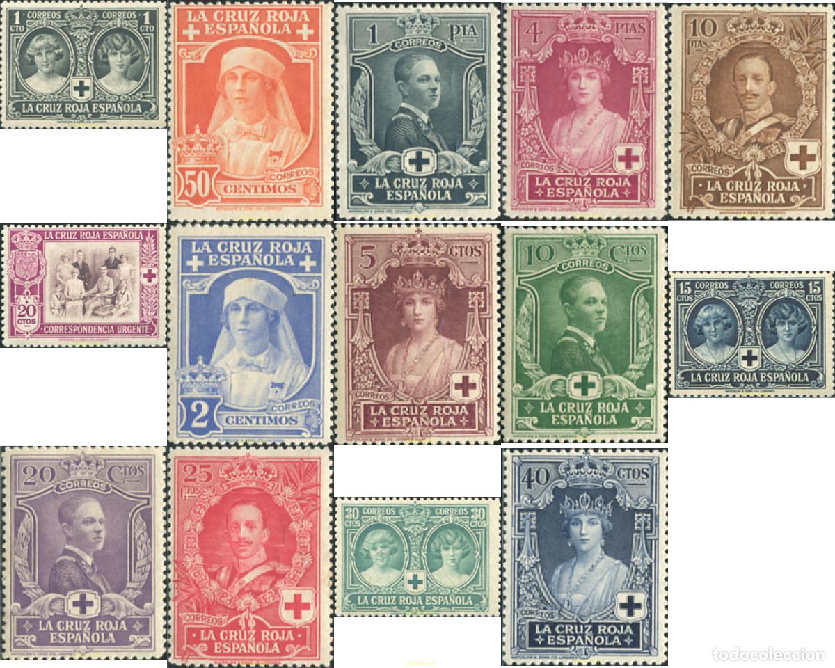 Sellos: 210243 HINGED ESPA&Ntilde;A 1926 CRUZ ROJA ESPA&Ntilde;OLA
