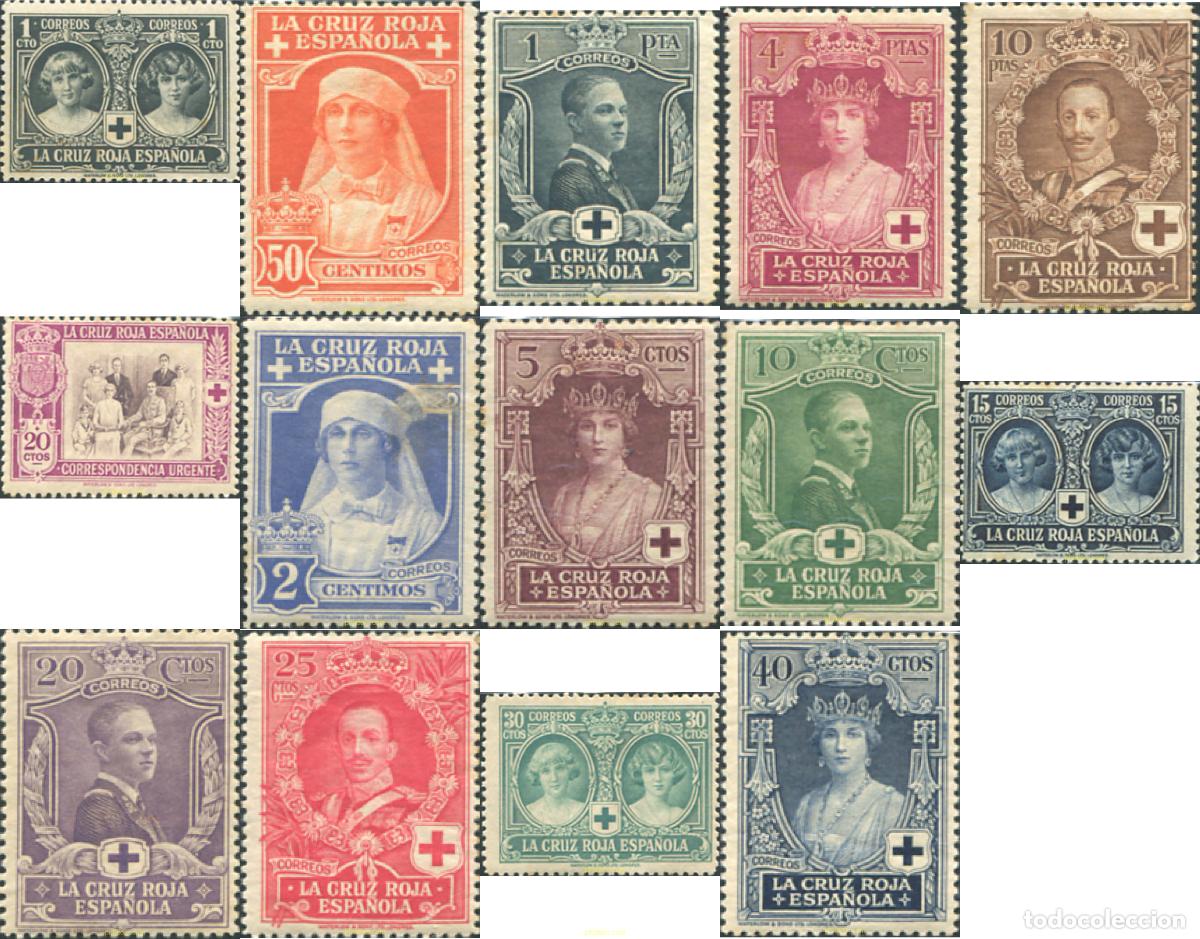 Sellos: 327163 HINGED ESPA&Ntilde;A 1926 CRUZ ROJA ESPA&Ntilde;OLA