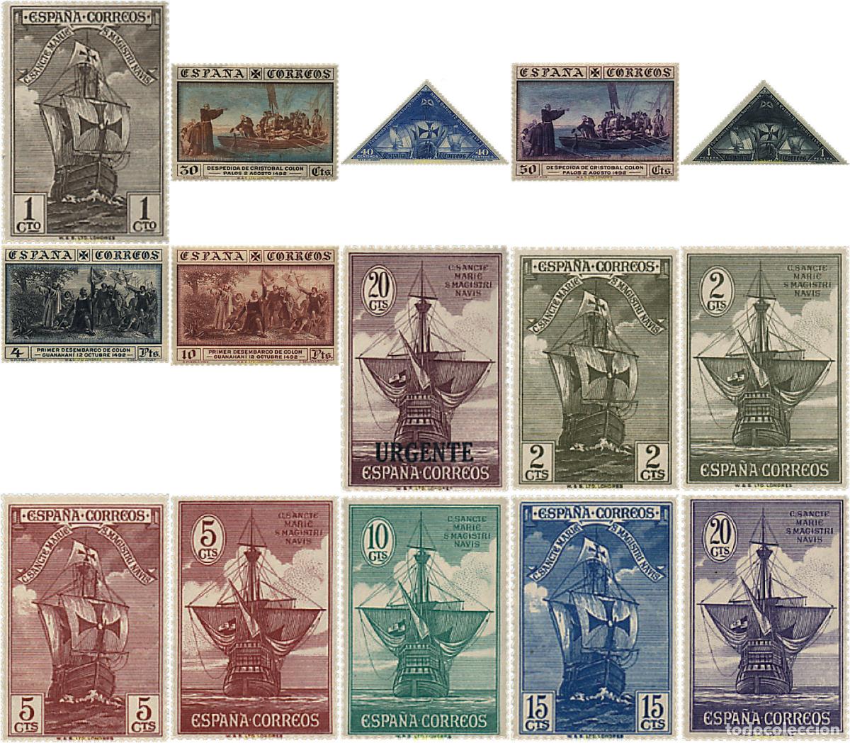 Sellos: 210605 HINGED ESPA&Ntilde;A 1930 DESCUBRIMIENTO DE AMERICA