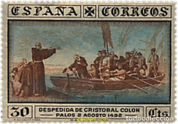 Sellos: 210626 HINGED ESPA&Ntilde;A 1930 DESCUBRIMIENTO DE AMERICA