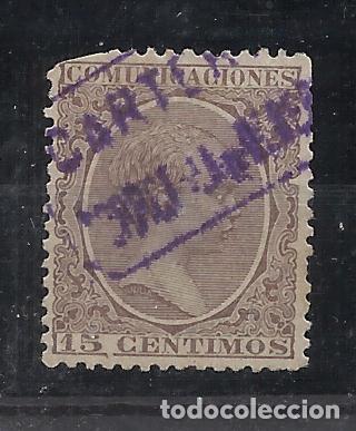 Briefmarken: ALFONSO XIII PELON CARTERIA TORROELLA DE MONTGRI GIRONA GERONA