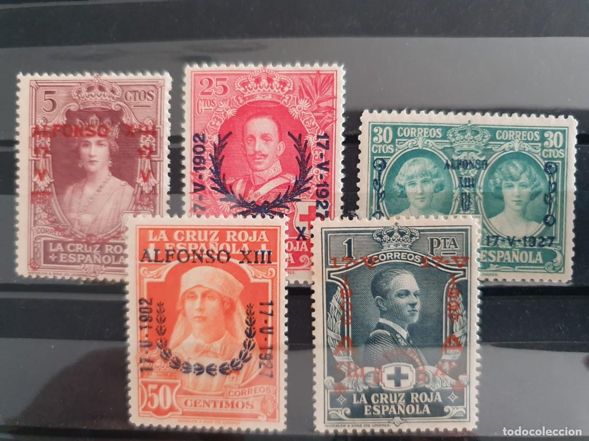 Sellos: LOTE SELLOS NUEVOS */** CRUZ ROJA ESPA&Ntilde;A 1927