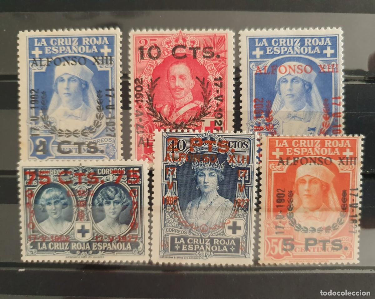 Sellos: LOTE SELLOS NUEVOS */** JURA CONSTITUCION ALFONSO XIII ESPA&Ntilde;A 1927