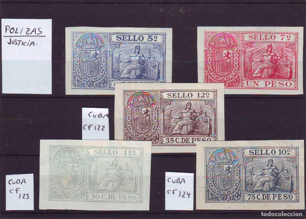 Timbres: FISCALES ESPA&Ntilde;A. CUBA 1898/99